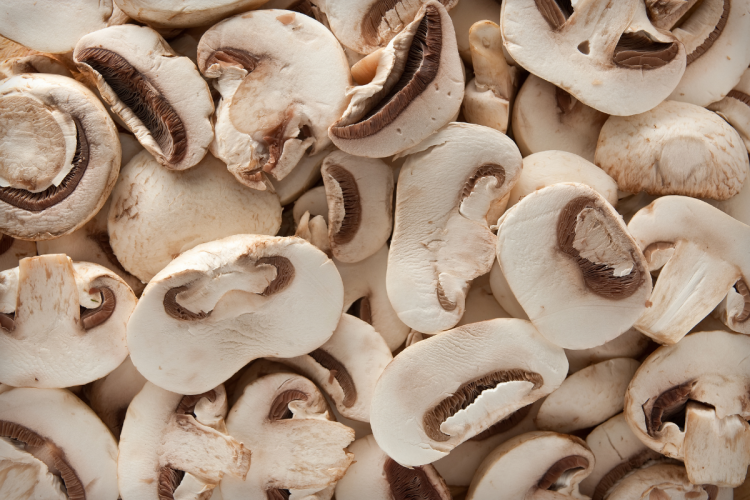 sliced mushrooms