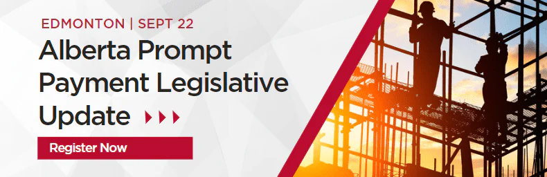 Alberta Prompt Payment Legislative Update