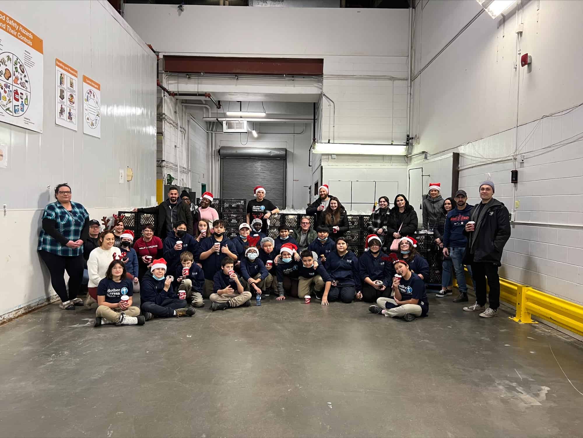MLT Aikins and MTMS Volunteers at Regina Food Bank