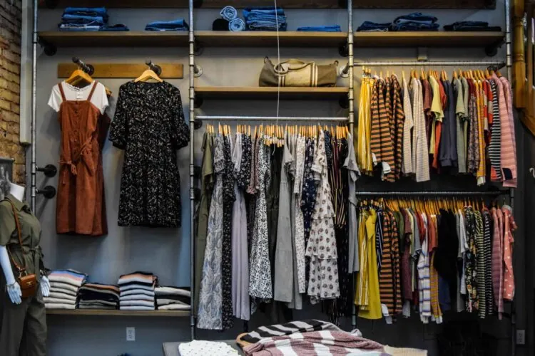 a clothing store