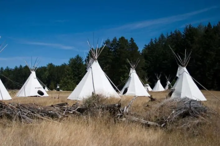 first nations teepees