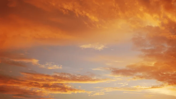 orange sky