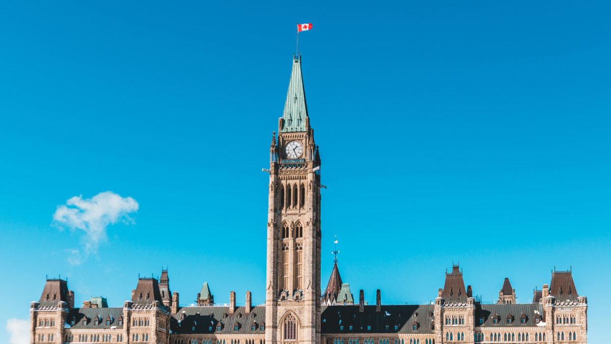 Peace Tower in Ottawa, Canada's Parliament Buildings