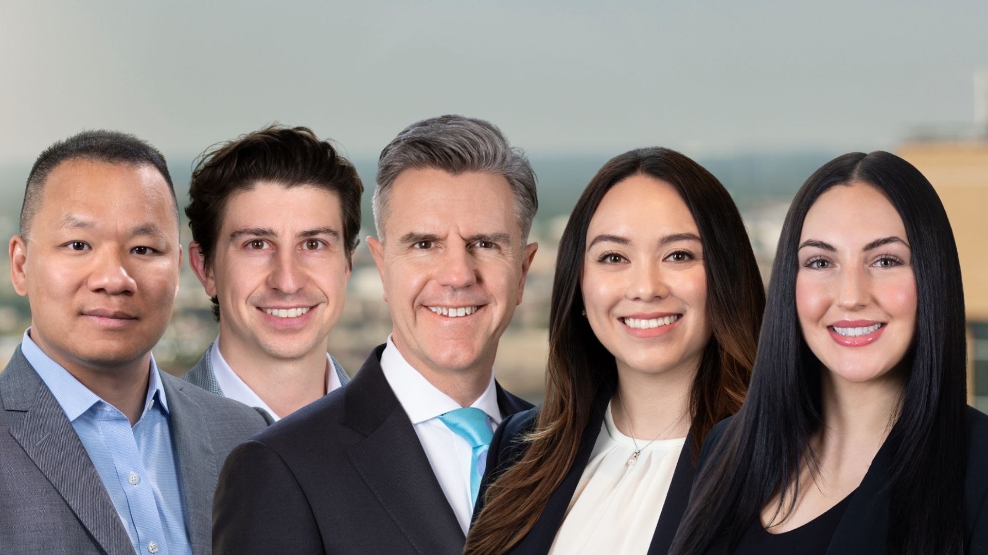 Jason Paw (Calgary), Daniel Yereniuk (Edmonton), Rob Worthington (Calgary, Tax), Melissa Guenette (Calgary, Tax) and Riley McKale (Calgary)