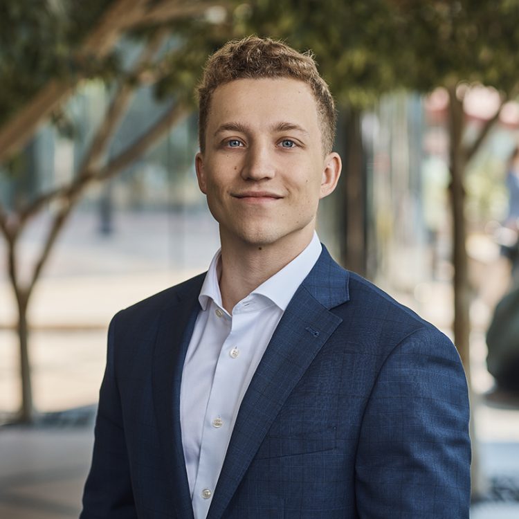 Articling student Gregory Holowka