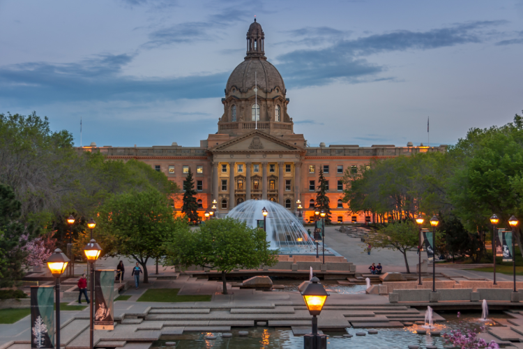 Alberta Legislature in Edmonton