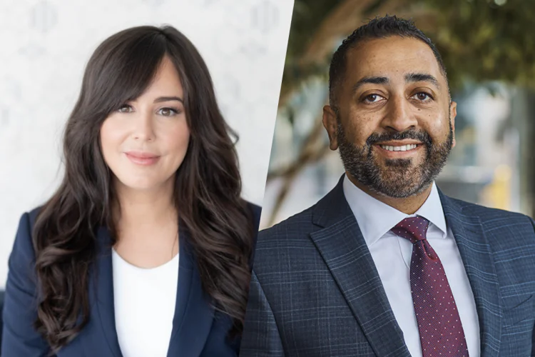 Lawyers Melissa Cattini and Ahmed Malik