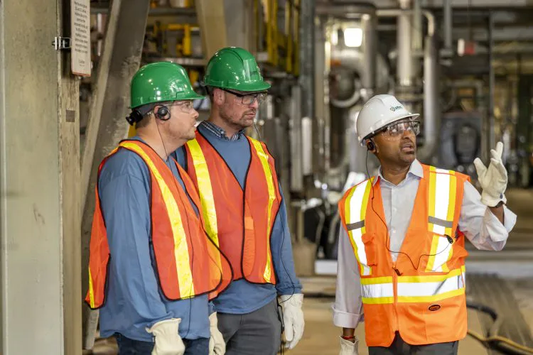 Tom Collopy and Scott Masson at SaskPower Boundary Dam