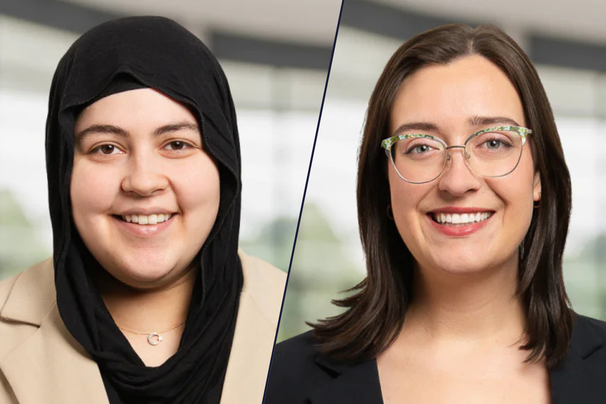 Zeynep Fattah and Theresa Riley