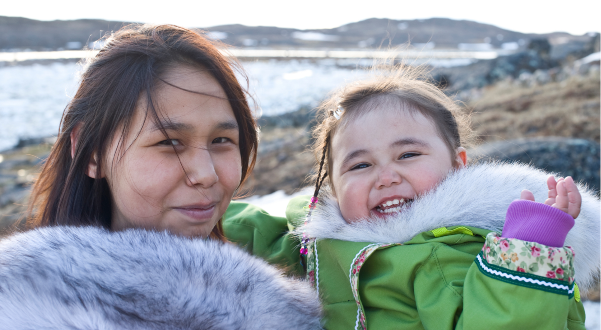 Indigenous mother and child