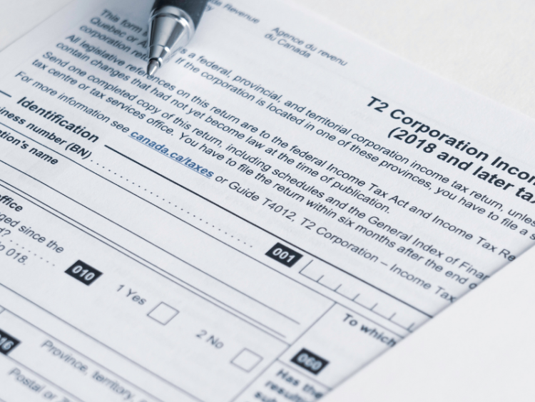 A close up of a T2 form